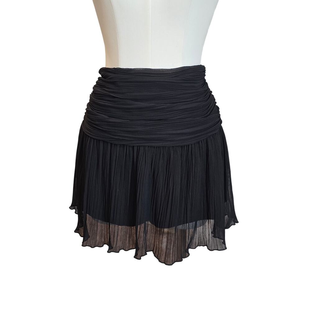 NWT Sexy Zara Black Pleated Short Sz. Medium